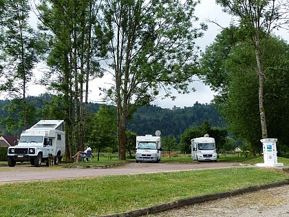 Aire de services pour camping-cars