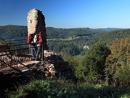 THE RUINS OF RAMSTEIN CASTLE