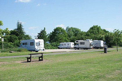 Aire de service pour camping-cars