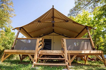 Les tentes lodges - Camping la Bohème