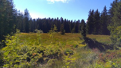 Les Saisies's lake