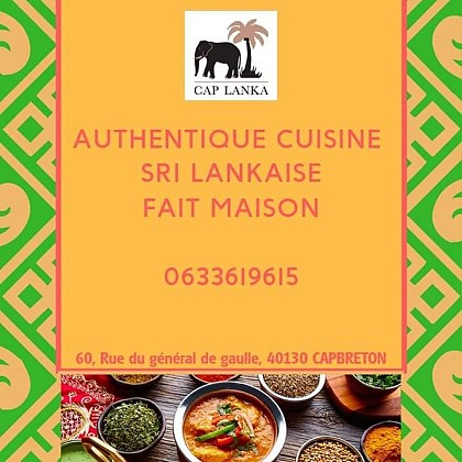 Cap Lanka - Cuisine du Sri Lanka