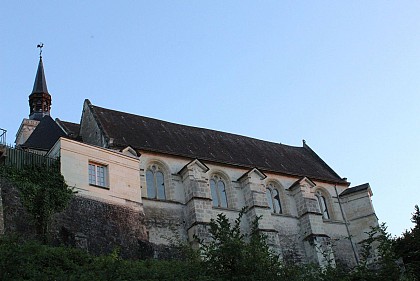 L'église Saint-Laurent et le pont ferroviaire