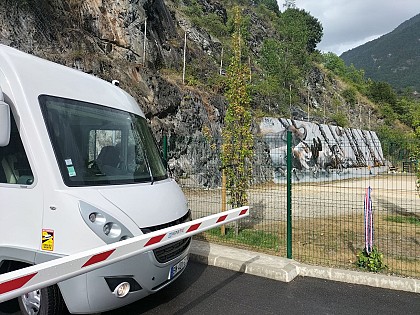 Aire de camping car de Moûtiers