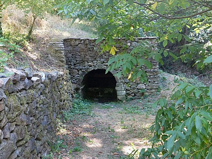 Fontaine et pont du Gabanel