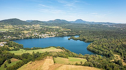 Le lac naturel d'Aydat