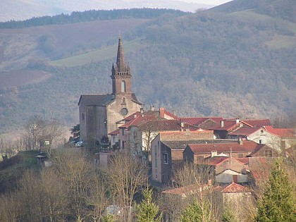 The Viala du Dourdou church