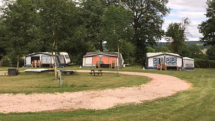 Beaulieu Sunflowers campsite