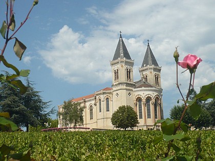 The twin bell-tower church