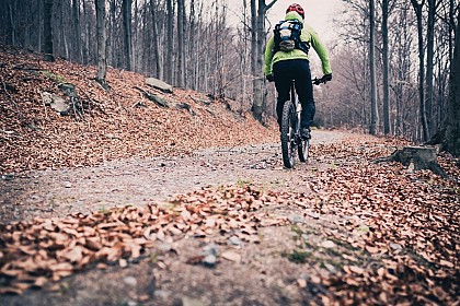 Mountain bike ride with Sylvain Poncet