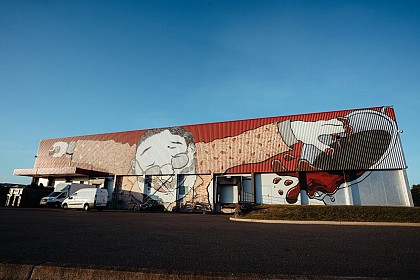 Ca se mange sans fin - Fresque Ella et Pitr