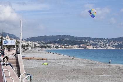 La plage de la Promenade des Anglais