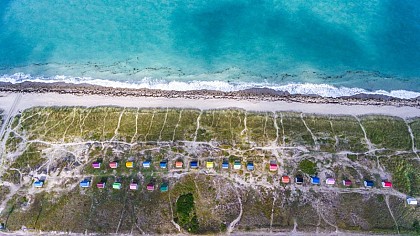 Plage des Cabines de Bain de Gouville-sur-Mer