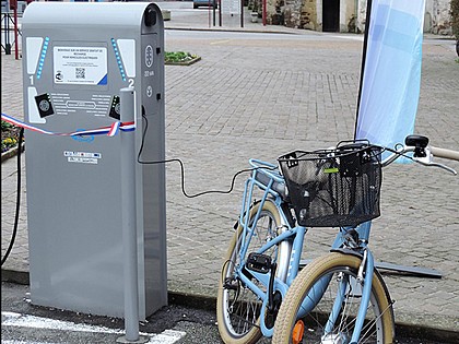 Borne recharge électrique - Le Merlerault