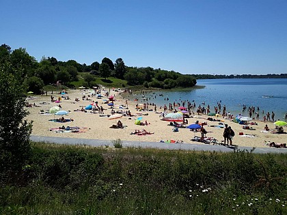 Plage du lac d'Arjuzanx