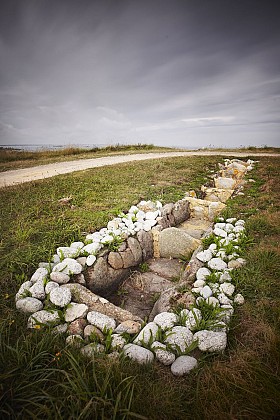 Four à goémon sur la côte à Plouescat.