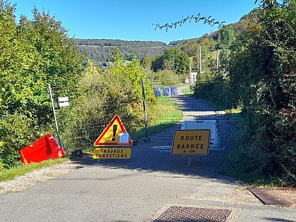 Déviation EV6 Direction Montbéliard du 25 Septembre au 29 Septembre 2023