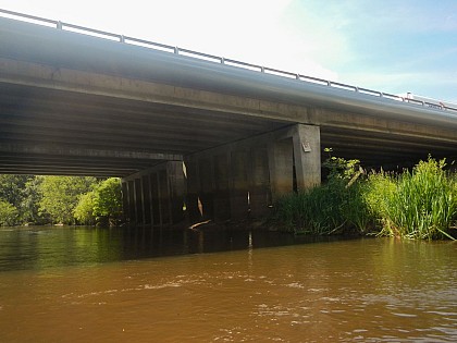 Le pont de l'autoroute Bordeaux-Bayonne (A63)