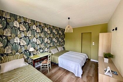 Chambres d'hôtes Au Logis du Rivage - Chambre Fôret