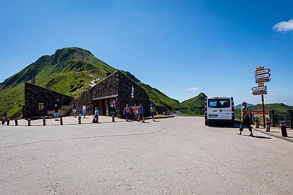 Visitor centre of the Pas de Peyrol Pass