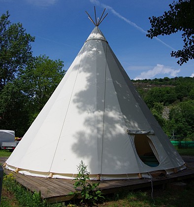 Shared teepee tent