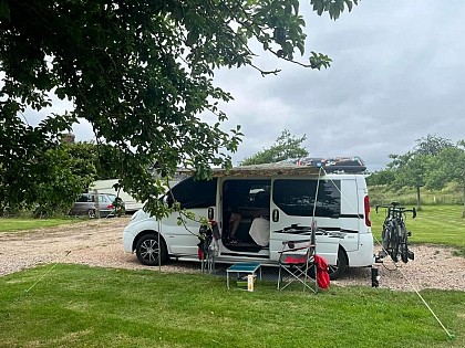 Aire de camping-car privée à la Ferme cidricole des Noyers
