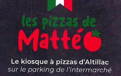 Les pizzas de Mattéo