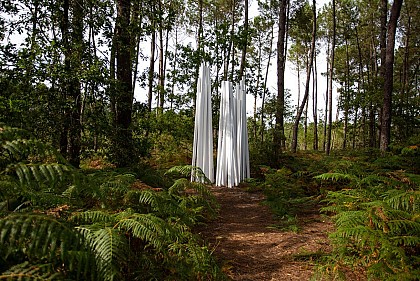 La Forêt d'Art Contemporain : Trois sans nom, oeuvre n°14