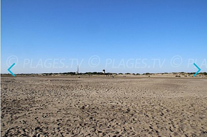 Plage sauvage de l'Espiguette - Totalement inaccessible en fauteuil roulant