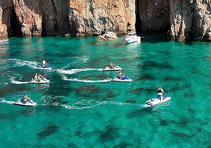 Randonnée 1h en Jet ski vers l'Anse de la Fica - à 40min d'Ajaccio