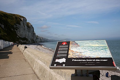 Table de lecture impressionniste n°4 - Fécamp, bord de mer