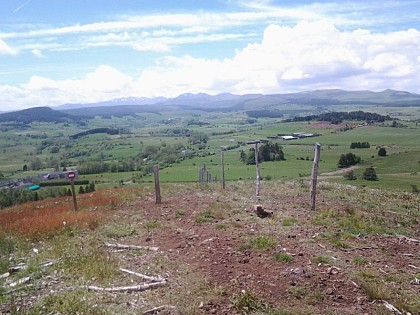 Point de vue sur le massif du Sancy