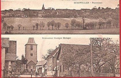 Les origines du village - L'ancien château de Buswiller