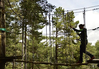 Adventure Park Ticket - Tree Climbing - La Pedraforca in the Spanish Pyrenees - 2 hours from Barcelona