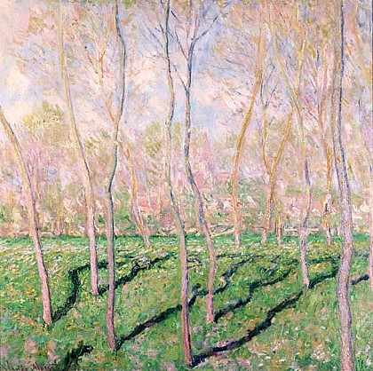 Vue de Bennecourt - Claude Monet - 1887 - Columbus Museum of Art (Ohio)