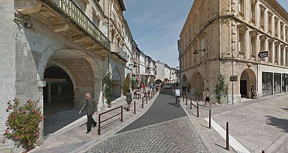 Agen, les Cornières