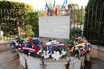 Commemorative plaque of the liberation