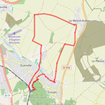 rando Ecouen - le Mesnil-Aubry - Ecouen