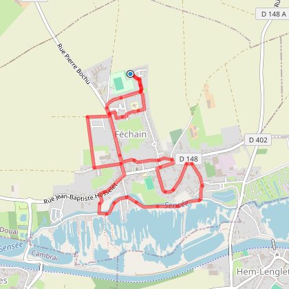 Parcours marche - entrainement_hiver - Fechain