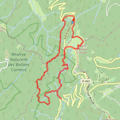Ballon d'Alsace - Sentier des Cascades du Rummel et Saut de la Truite