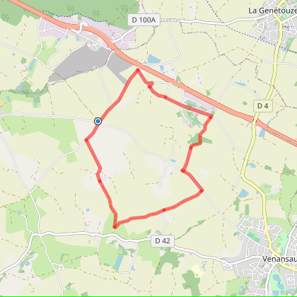 VENANSAULT : circuit de La Boule / La Brossardière (8,8 km)