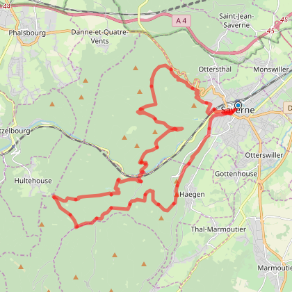 Saverne Circuit des Châteaux  30km