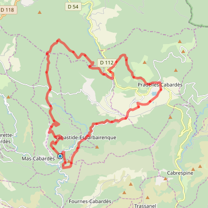2019-03-27 Roquefere-plateau du Sambres-Fournès-Pradelles-Cabardes_la batisde Esparbairenque