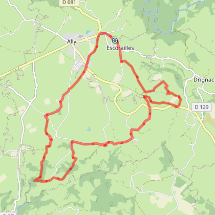 Escorailles (15), le Puy Soutro