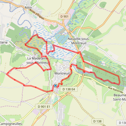 Montreuil - Autour des remparts - 16km