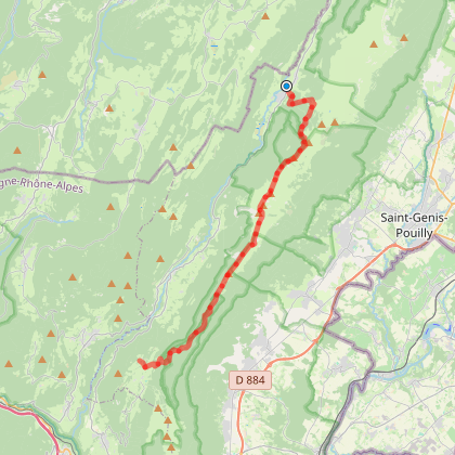 Mont Jura, étape 2 : Lelex - Menthières
