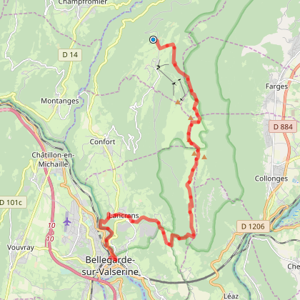 Mont Jura, étape 3 : Menthières - Bellegarde sur Valserine
