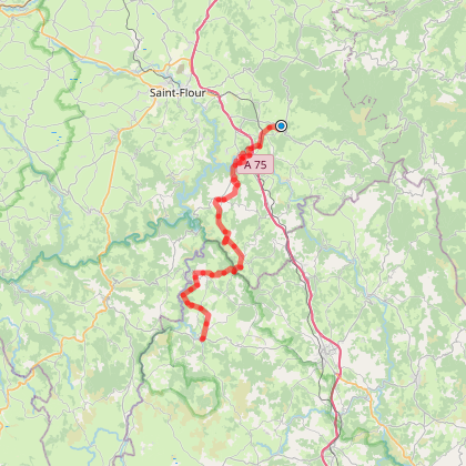 Etape 1 tour VTT en 3 jours entre Aubrac et Margeride