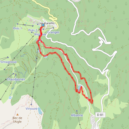 Route walk - Trail to Pramol lake - Montricher-albanne