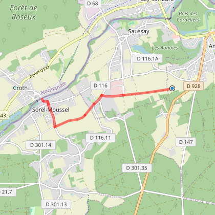Rando du LPAP à Sorel Moussel, départ en canoë